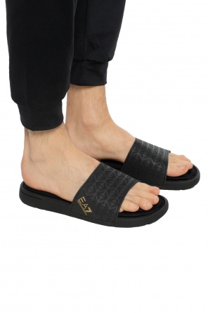 Slippers with a convex logo, zdjęcie 2 Slippers with a convex logo od EA7 Emporio Armani